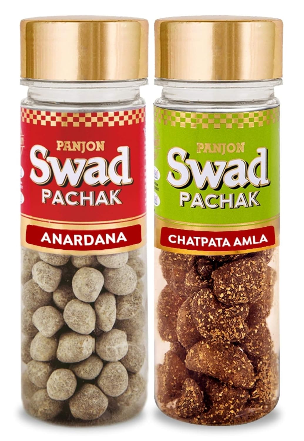 Panjon Swad Anardana & Chatpata Amla Pachak Mukhwas 490gm, (245gm *2)