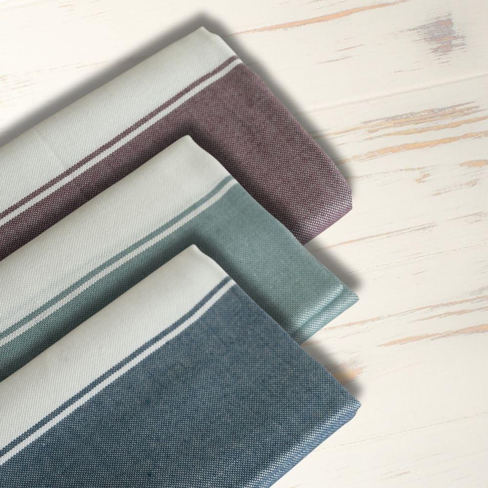 Aero Weav Ultra Lightweight Bamboo Bath Towel 600gsm | Compact, Portable & Less Than Skin-Friendly & Eco-Friendly Travel Towel (Royal Maroon, Jade Forest & Denim Blue)- Pack Of 3