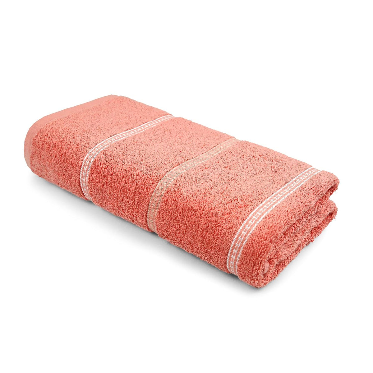 Mytrident Bath Towel Urban Comfort 450 Gsm | 100% Cotton Bath Towel (Brick Red)