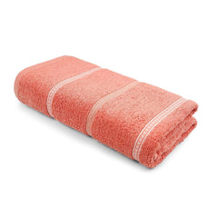 Mytrident Bath Towel Urban Comfort 450 Gsm | 100% Cotton Bath Towel (Brick Red)