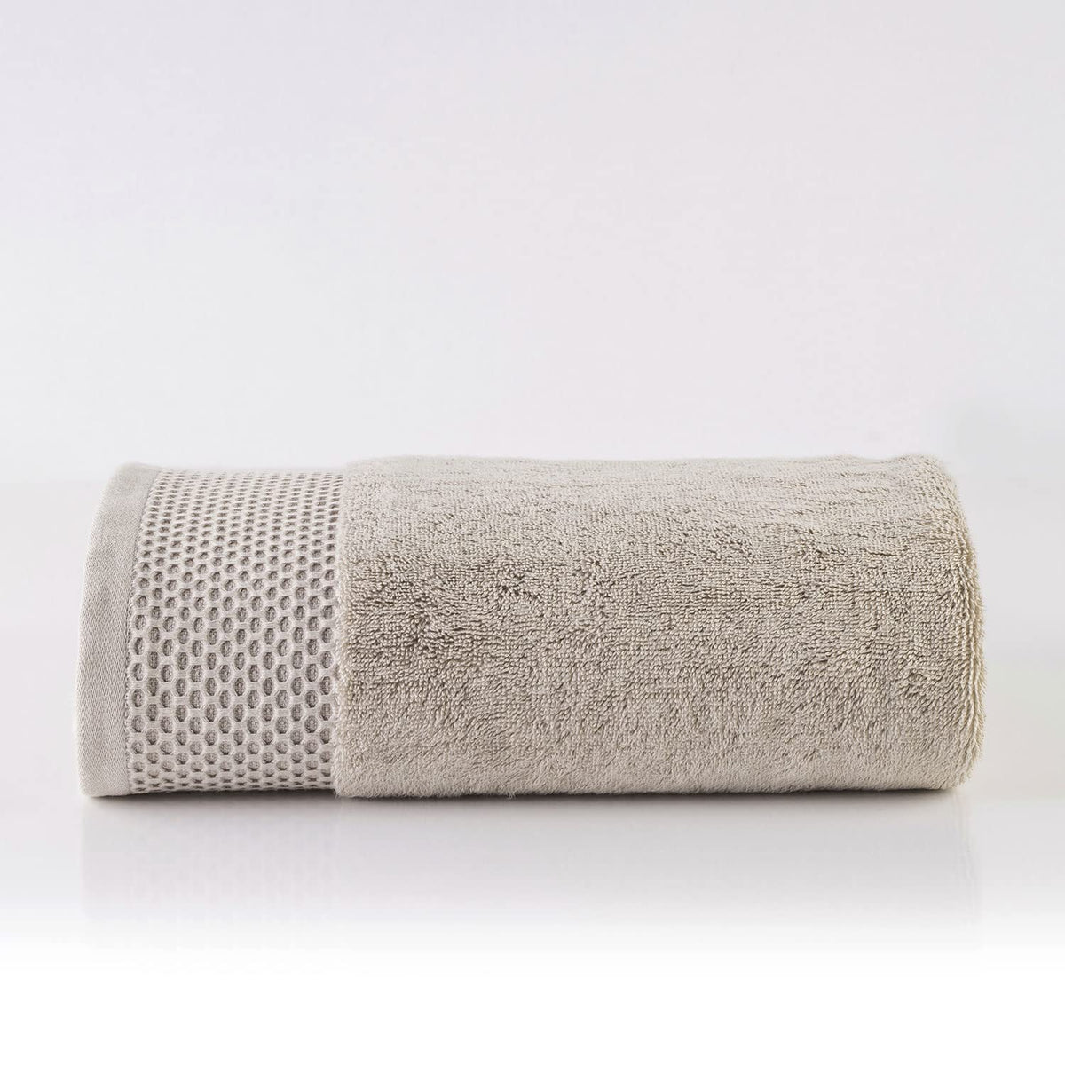 Spread Spain Bath Towels 800 Gsm | Micro Modal Large Size Super Absorbent & Soft Bath Towel (Light Grey)