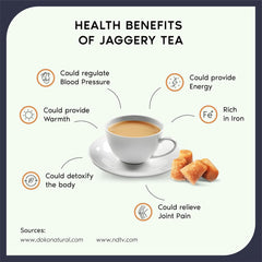 Foodia Gold Jaggery Kadak Tea 3 In 1 Readymix - 400gm, 14.1 Ounce | Premium Tea Mix With Jaggery, Assam Tea & Extra Strong Leaves - Lactose Free Kadak Chai