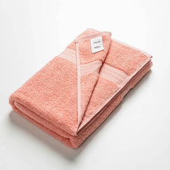 Ddecor Live Beautiful 100% Cotton Bath Towel 500 Gsm | Large Size Bath Towel Soft & Absorbent For Men & Women (Peach)
