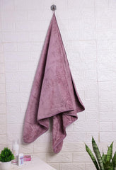 Midastra Microfiber Bath Towel 500 Gsm | Extra Soft, Lint-Free, Quick-Dry & Highly Absorbent Towel (Wine)