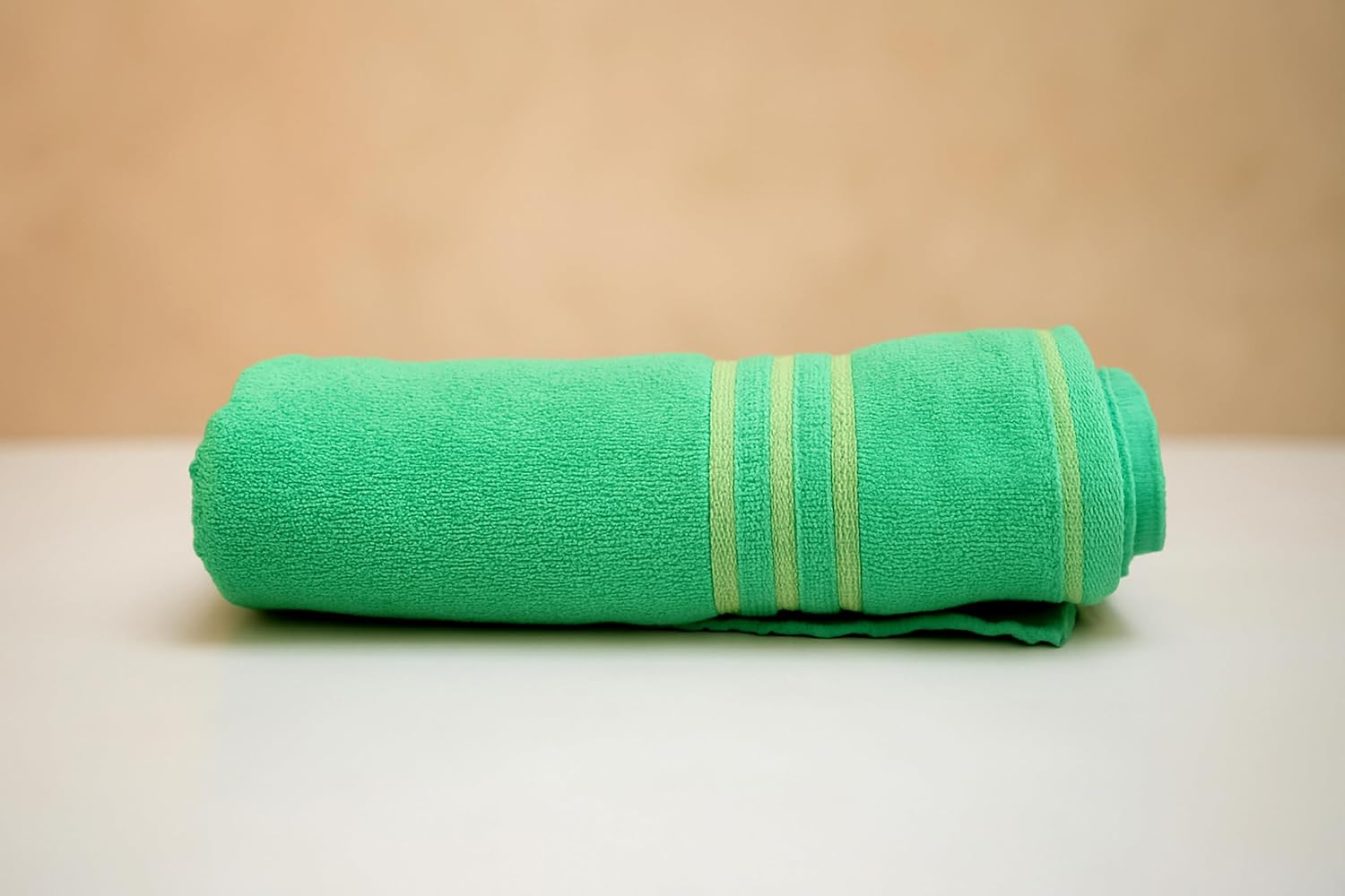 Siya Fashion Cotton Bath Towel 1000 Gsm | Ultra Soft Absorbent Quick Dry Lightweight & Durable Fabric Perfect For Home, Gym, Travel & Everyday Use (Sea Green) - Pack Of 2
