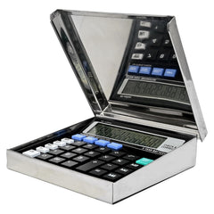 Steel Protective Box with Basic Calculator 12 Digit Display Calculator (Single Pack)