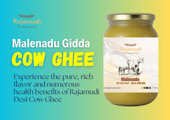 Pure Natural Malenadu Desi Cow Ghee By Rajamudi | Bilona Method Grassfed, Cultured Premium & Traditional Ghee For Immunity Booster | (300ml) 10.1 Ounce | Jar Pack