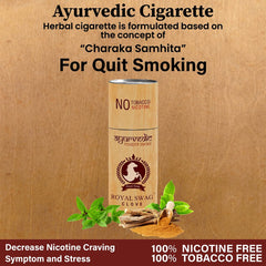 Royal Swag Ayurvedic & Herbal Cigarettes Regular Flavour & Clove Flavour 25 Sticks Each With 20ml Shot Anti Addiction Spray - (50 Sticks)