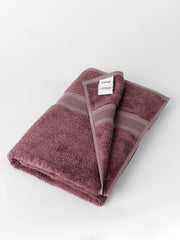 Ddecor Live Beautiful Ecofriendly Solid Cotton Bamboo Bath Towel 650 Gsm (Magenta)
