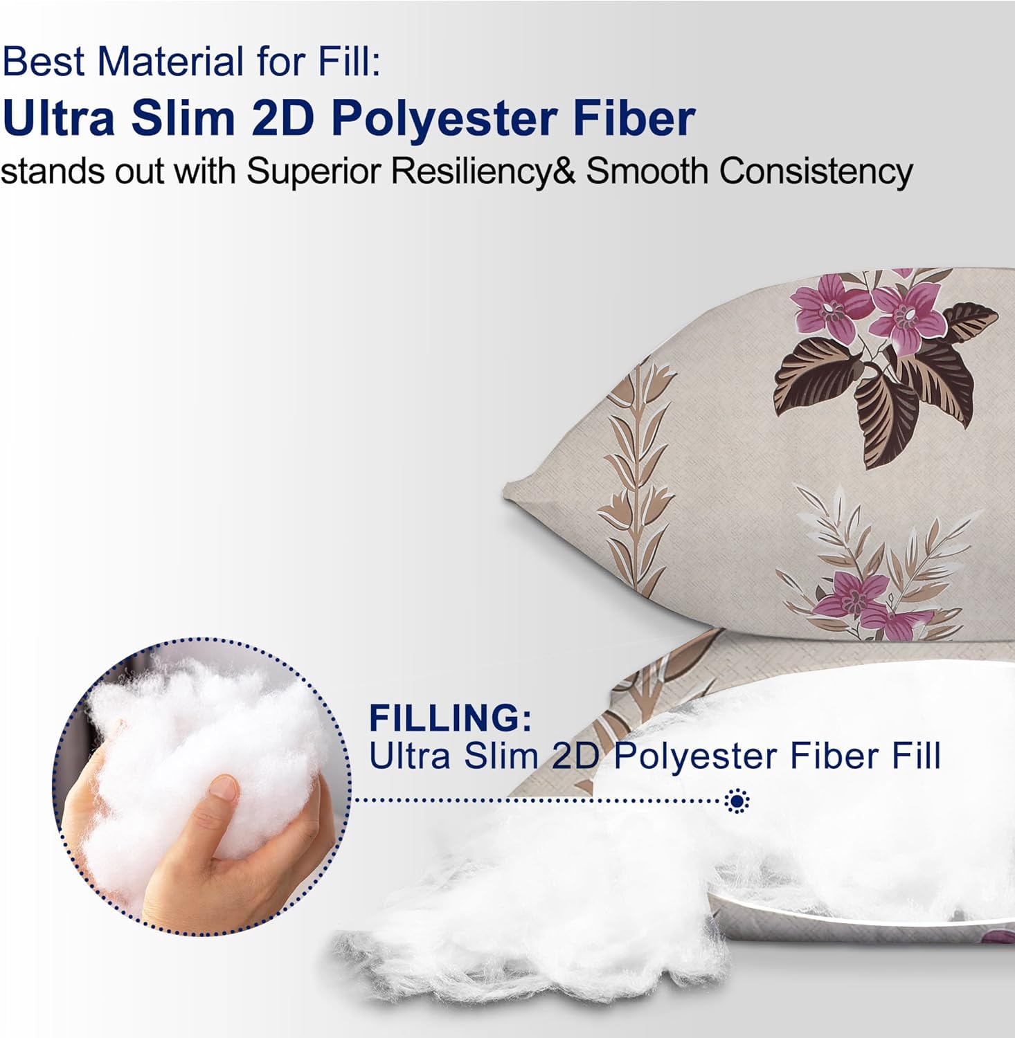 Microfiber Square Pillow Cushion For Sofa & Bed, Wine Rose - 12 X 12 Inch | Fluffy, For Comfort & Back Support | Breathable, Neck Support | Premium Cotton Cushion Cover With Zip - Set Of 1