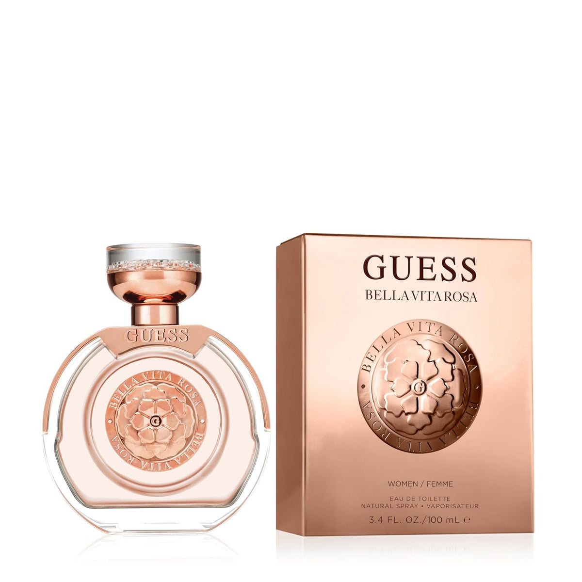 Guess Bella Vita Rosa Eau De Toilette 100ml 3.4 Fl.oz. | Perfect Gift For Wife