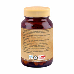Organic Wellness Cinnamon Capsules For Antioxidants, Boost Immunity, Support Metabolism, Helping Combat Oxidative Stress & Promoting Overall Well - Being | 60 Veg Capsules 100gm 0.2lbs