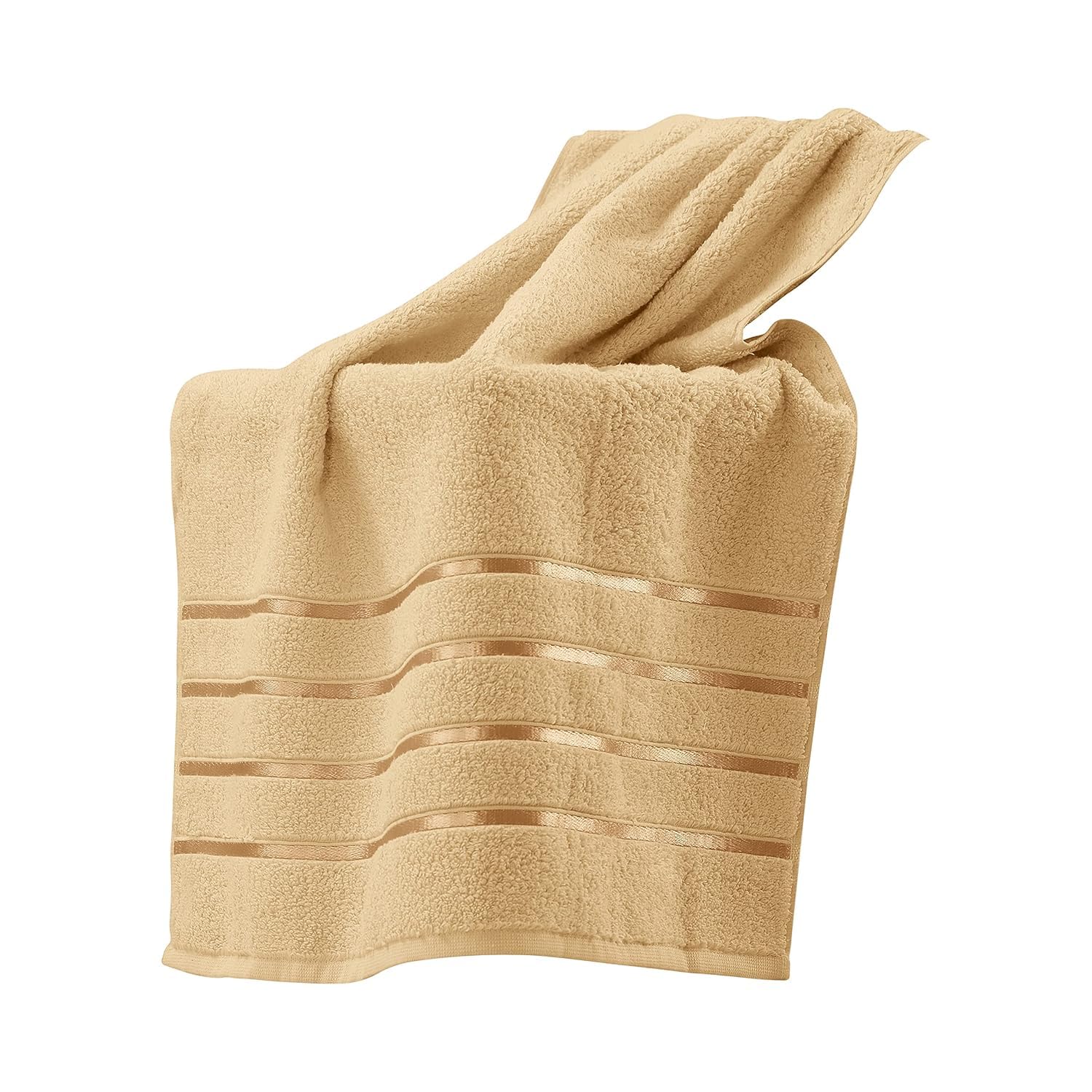Lrsdaa A New 100% Cotton Bath Towels 500 Gsm | Super Absorbent & Soft Bath Towel For Men & Women (Gold)