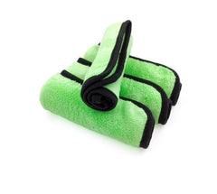 Softspun Microfiber Super Soft Hand & Face Wipes 300 Gsm Towel Set - 4 Piece (Green)