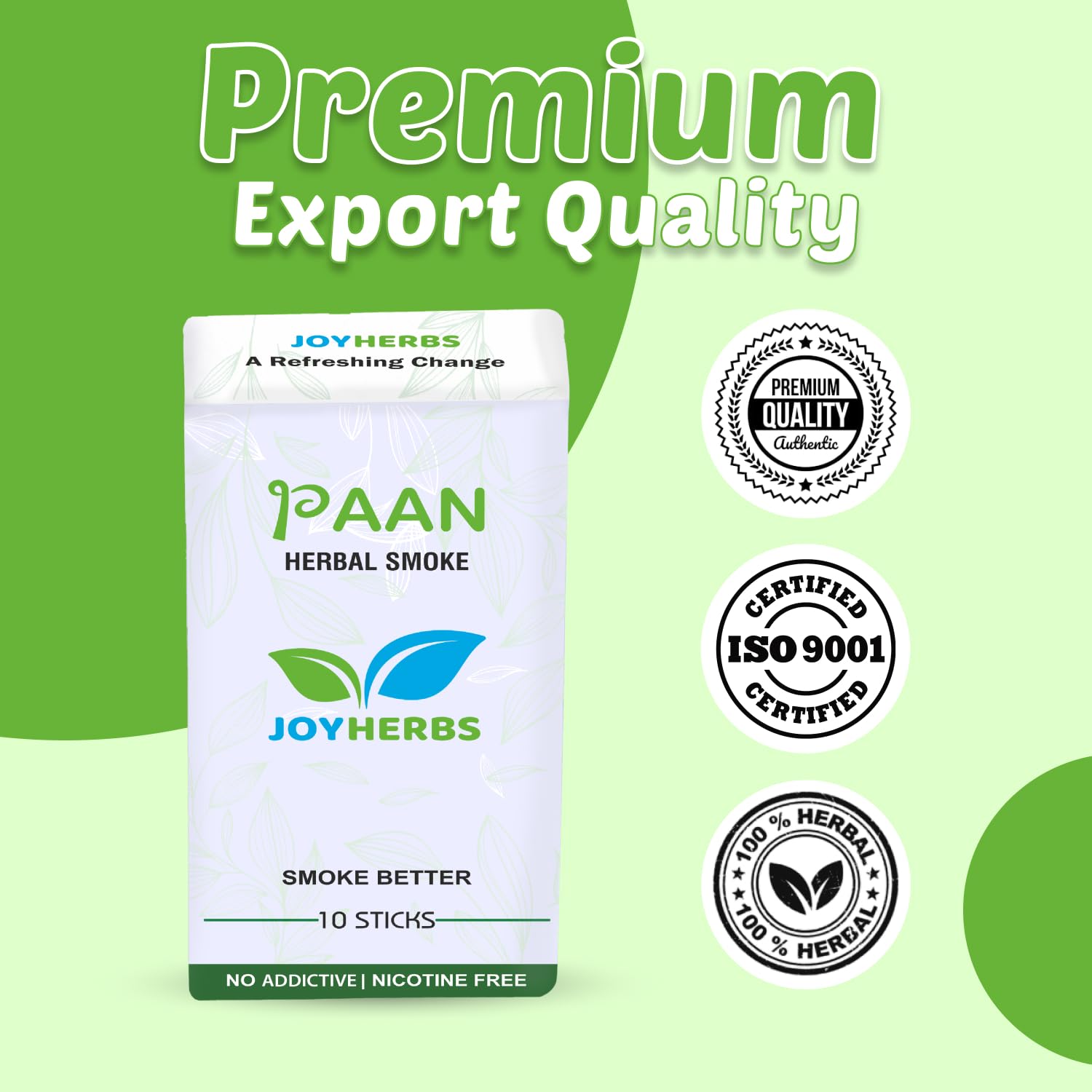 Ayurvedic Herbs Tobacco Alternatives | Non Addictive, Paan Flavour 20 Sticks - Tobacco & Nicotine Free