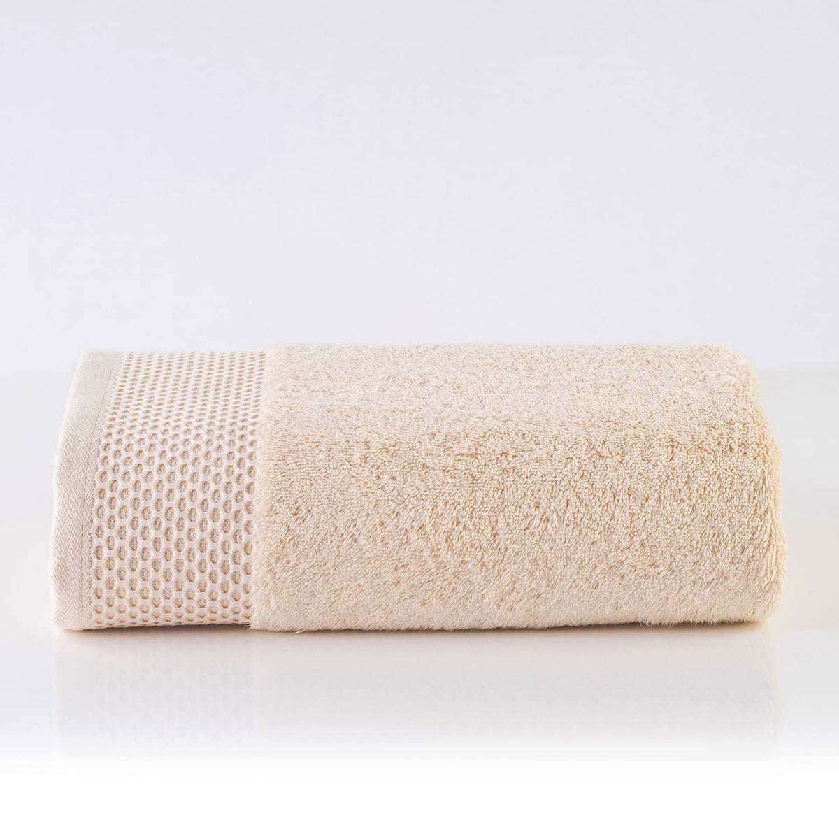 Spread Spain Bath Towels 800 Gsm | Micro Modal Large Size Super Absorbent & Soft Bath Towel (Light Beige)