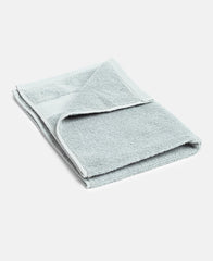 Jockey T201 Men'S Cotton Terry Hand Towel 400 Gsm | Ultra Soft & Durable Solid Hand Towel (Sage) - Pack Of 2
