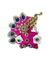 Laddu Gopal Idol With Heavy Dress, All Accessories, Brass, Gold Idol - Size No.5, Thakur Ji Murti, Occasion & Festivals, Janmashtami Specials, Bal Gopal Statue, Baby Krishna Idol