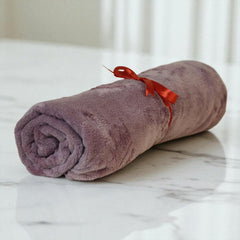 Hanker Embossed Microfiber Luxury Bath Towel 500 Gsm | Super Soft On Skin, Frizz Free Hair Post Wash (Purple Crown Pattern)