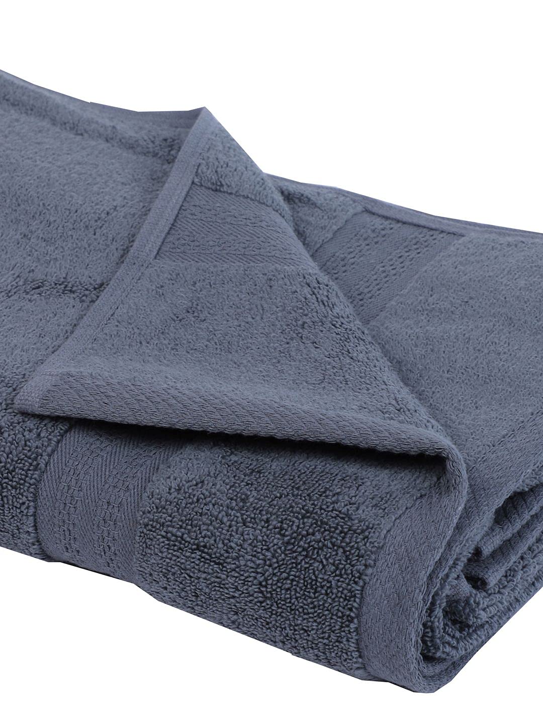 Bianca Ultra Soft Zero Twist 100% Cotton Bath Towel 500 Gsm | Super Absorbent, Fluffy Aerocore Organic Technology (Grey)