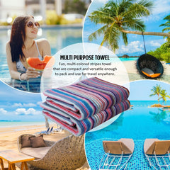 Ambra Linens Highly Absorbent Bath Towels 1 Kg | 100% Cotton, Soft & Plush All Seasons Use, Extra Large Size (Pink Bird)- Pack Of 2