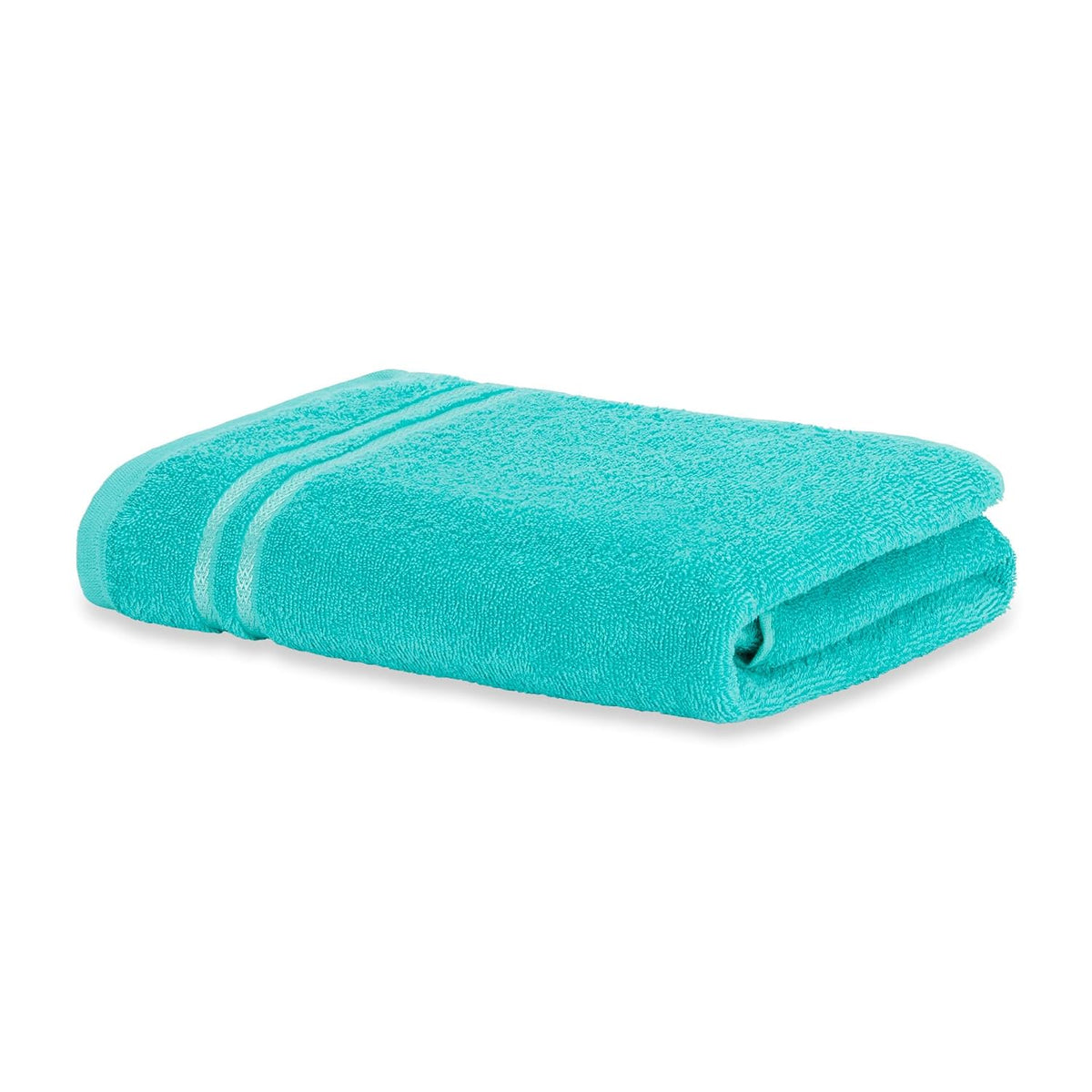 Welspun 100% Cotton Quik Dry Bath Towel 380 Gsm | High Absorbency Super Soft, Fast Drying Bath Towels Large Size (Sea Green)