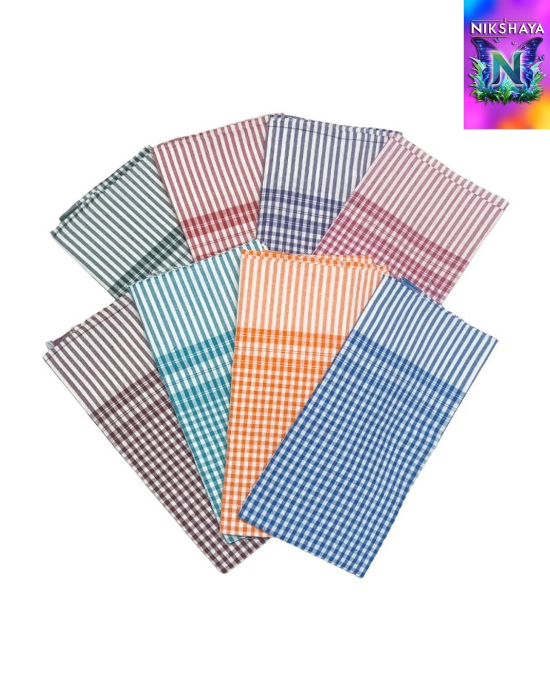 Nikshaya 100% Cotton Bath Towel 400 Gsm | Ultra-Soft, Quick-Dry Towels For Daily Use | Highly Absorbent & Durable | Set Of 2 (Multicolour)