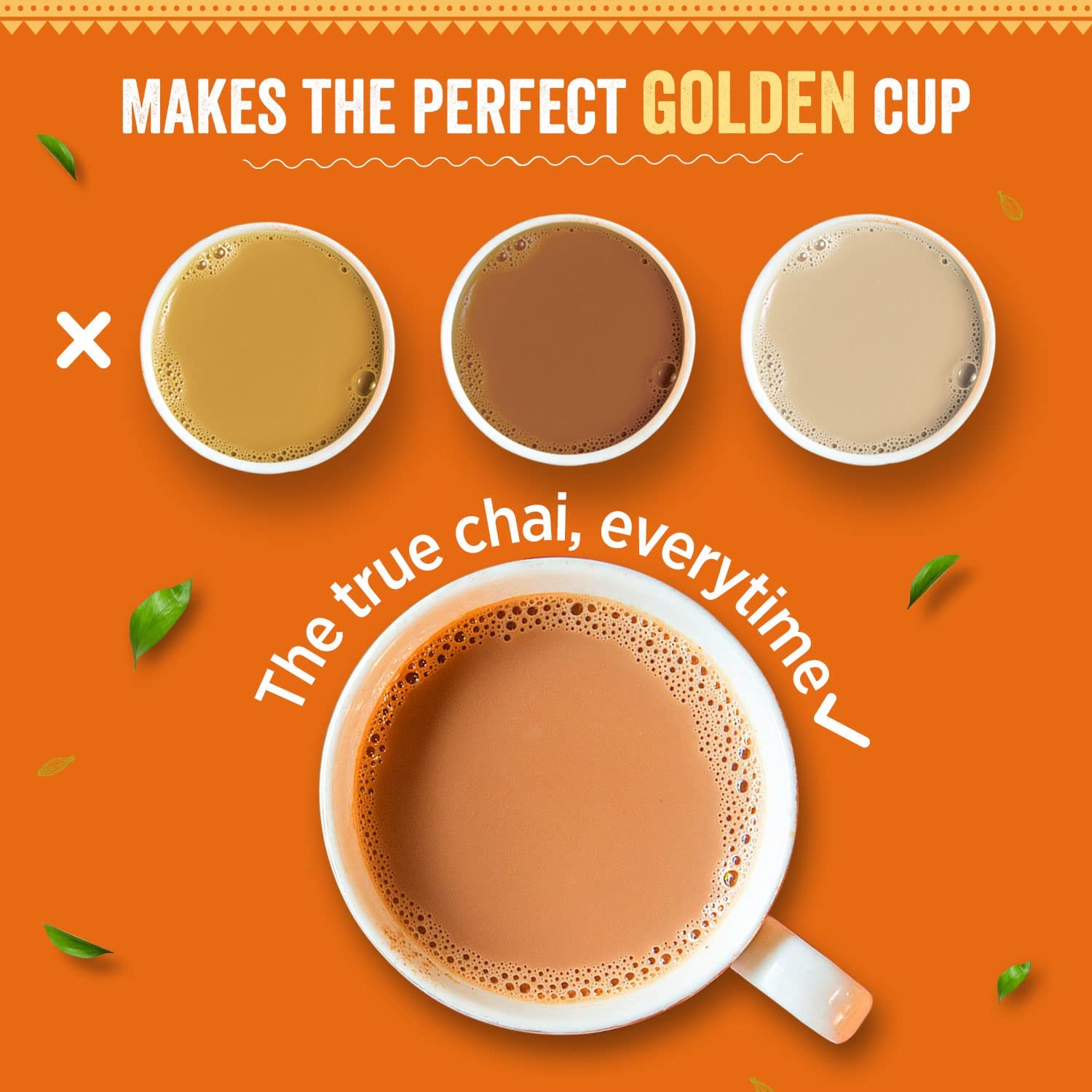 Chaayos Instant Premix Ginger Chai - 36 Sachets, 288gm, 10.1 Ounce | Instant Ginger Assam Tea - Low Sugar, Hassle Free | Strong Golden Chai