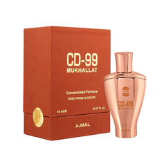 Ajmal Cd 99 Mukhallat Concentrated Perfume Free From Alcohol For Unisex 14ml 0.4 Fl.oz.