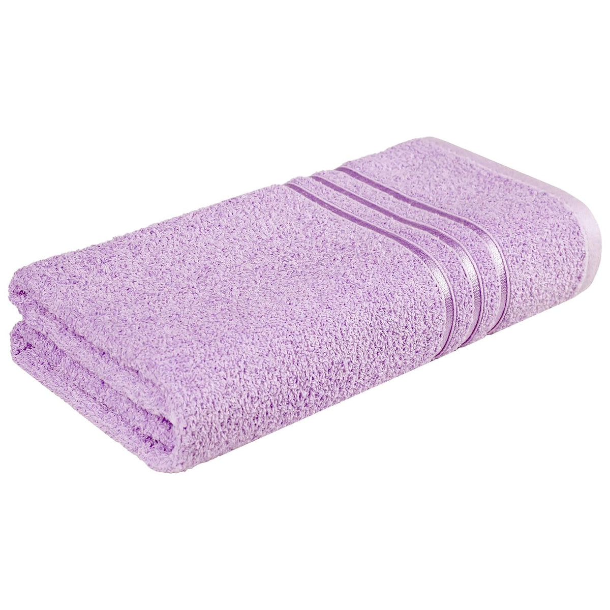 Home Elegance 100% Cotton Comfort Living Bath Towel 400 Gsm (Violet Sky)- Pack Of 1