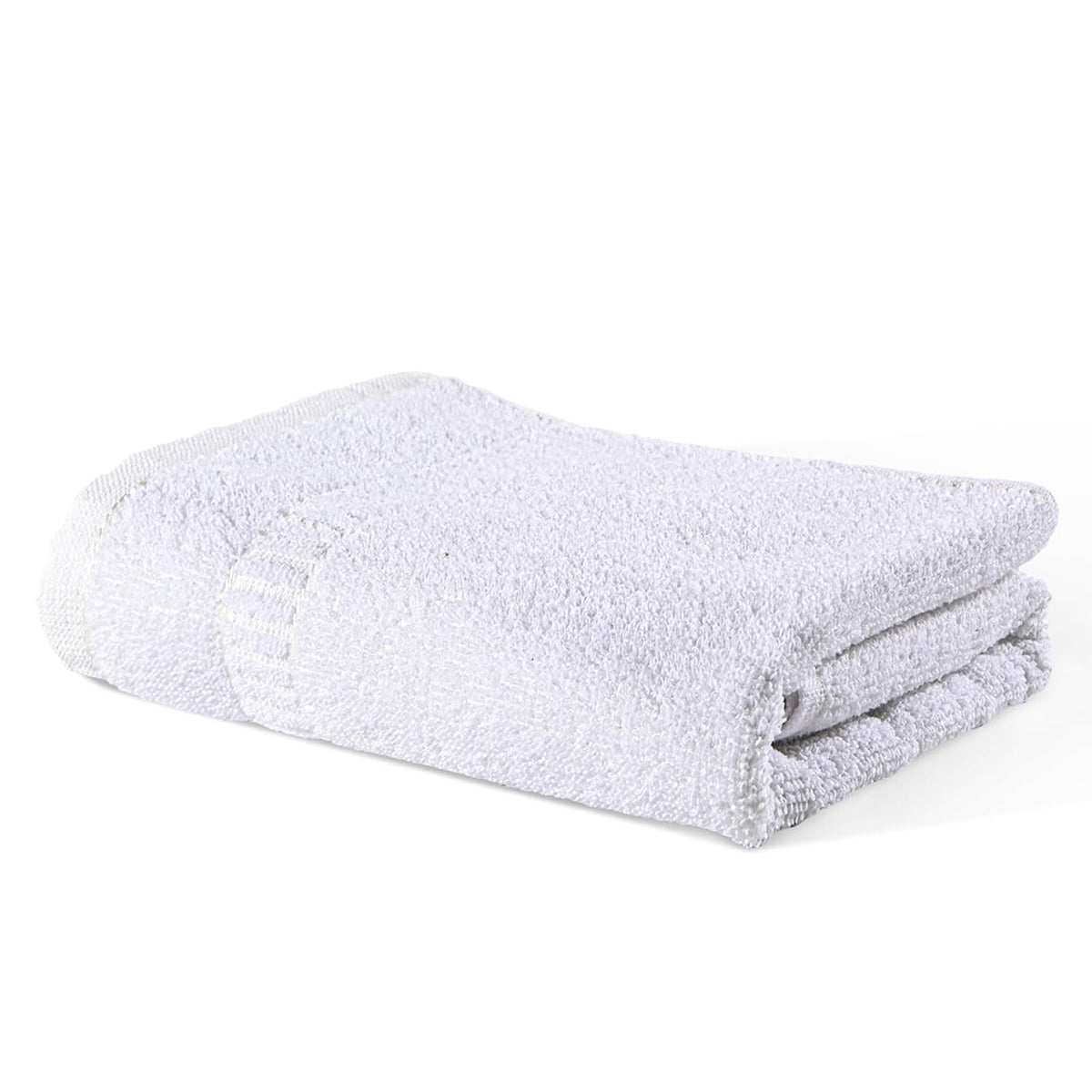 Kuber Industries Soft Cotton Hand/Face Towel 450 Gsm | For Men & Women Lightweight Quick Dry & Absorbent Gym Towel (White)