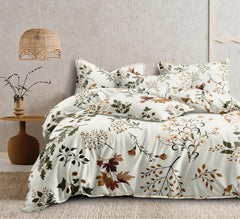 Queen Size Double Bedsheet With 2 Pillow Cover - Size 60 X 78 X 10 Inches, White | Cotton Elastic Fitted All Around Bedsheet - Breathable & Wrinkle Free