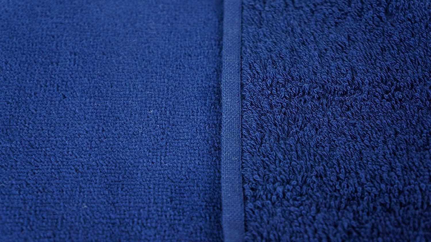 Tiqh 100% Zero Twist Cotton Highly Absorbent & Quick Dry Extra Large Soft Beach Towel 600 Gsm (Navy)