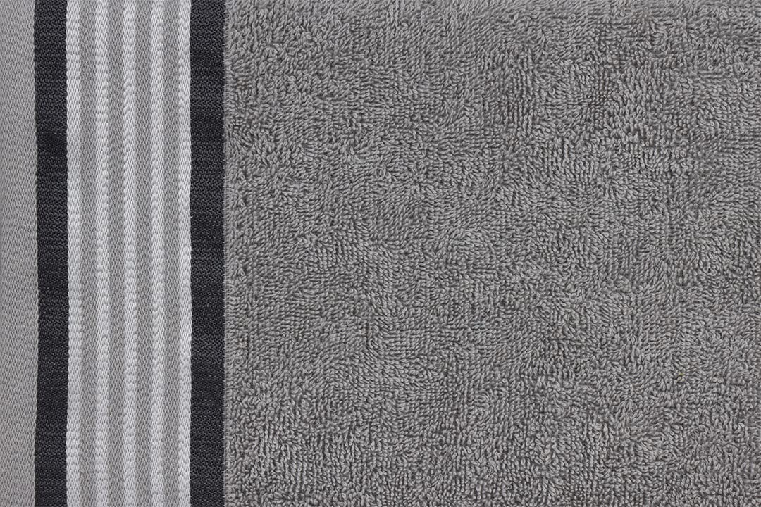 Casa Copenhagen He & She Super Soft Collection 2 Pieces Large Bath Towel 800 Gsm - Mirage Grey & Granite Grey