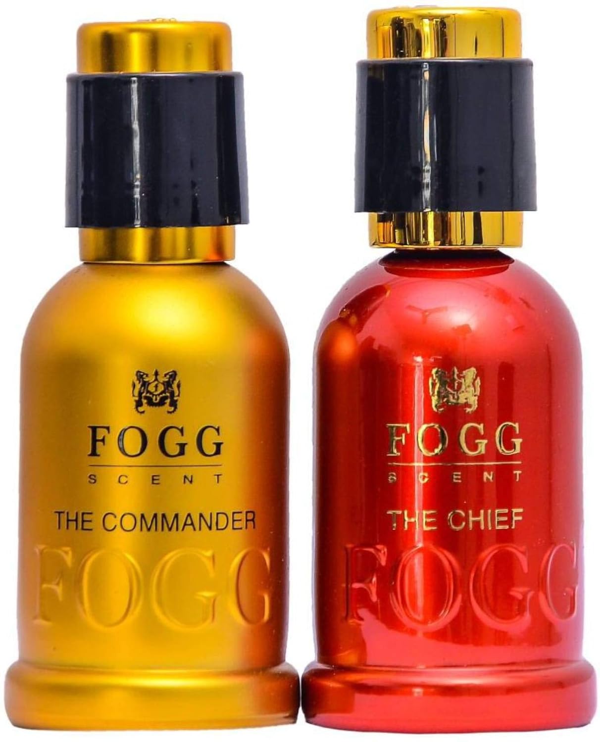 Fogg Scent Set Of 2 Commander & Chief Perfume Body Spray For Men & Women 50ml Each 1.6 Fl.oz.