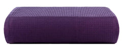 Casa Copenhagen Egyptian Cotton Waffle 1 Pcs Large Bath Towel 500 Gsm (Dark Purple)