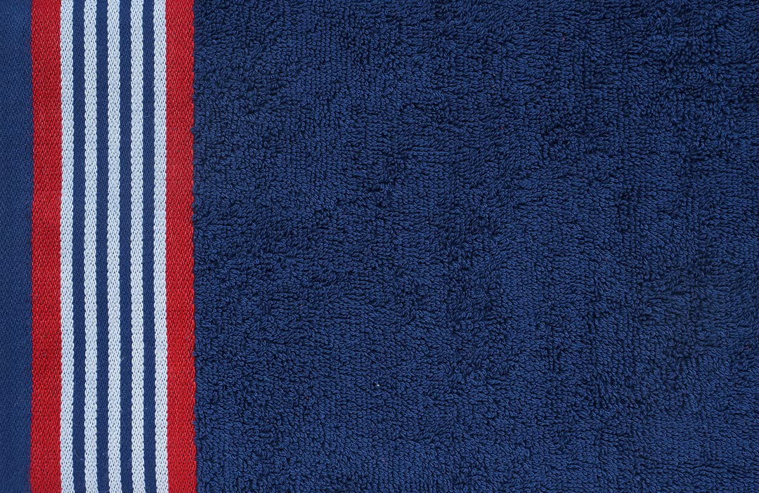 Casa Copenhagen Germany Design Cotton Hand Towel 740 Gsm (American Blue & American Red)- 6 Pcs