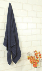 Fash Home Towel 400 Gsm | Ultra Soft, Highly Absorbent, Quick Dry, Plush & Durable Cotton Bath Towel (Navy Blue)