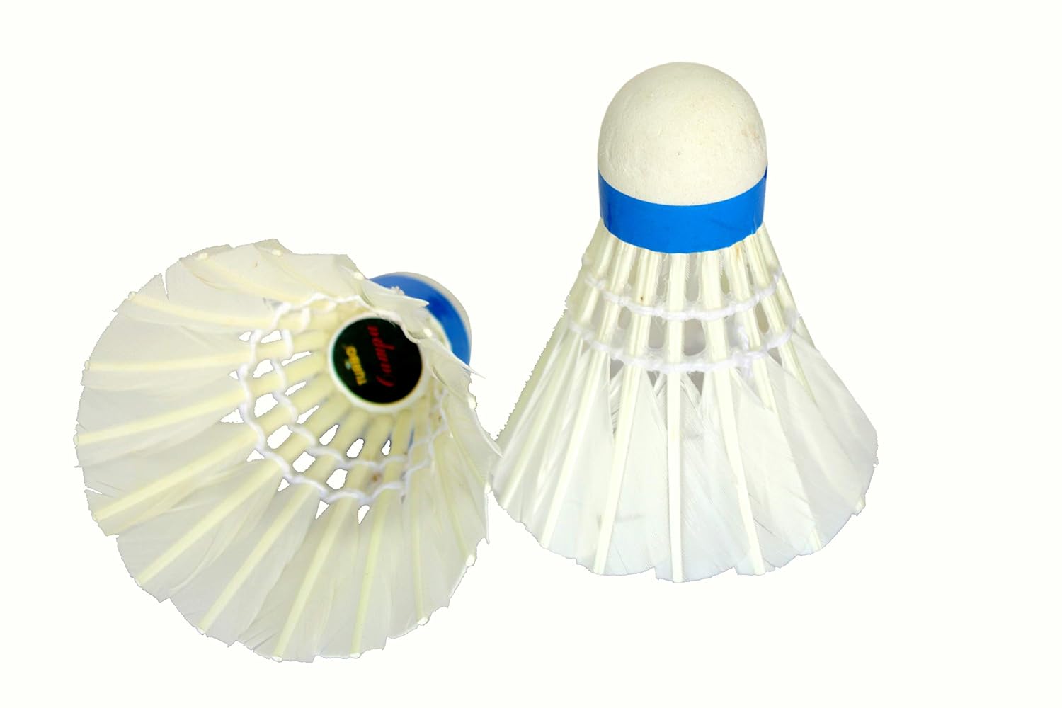 Stonkraft Badminton Feather Shuttlecock With Excellent Flight & Balance | White , Pack Of 10