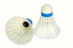 Stonkraft Badminton Feather Shuttlecock With Excellent Flight & Balance | White , Pack Of 10