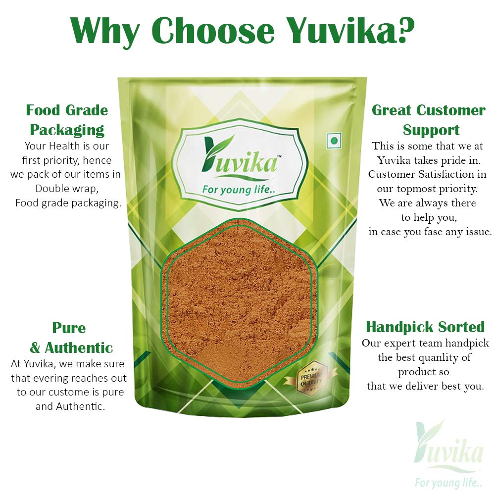 Yuvika Dalchini Gol Powder Cinnamomum Zeylanicum Cinnamon Powder Cigaar Quality, No Artificial Colors, Fresh & Pure | 200gm 0.4lbs