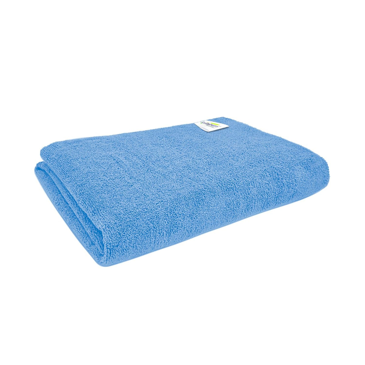 Softspun Microfiber Hair & Face Care Bath Towel 221 Gsm | Ultra Absorbent Super Soft & Comfortable, Quick Drying For Men & Women Daily Use Large Size (Sky Blue)