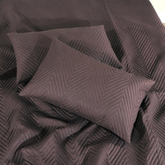 Solid Bedsheet For Double Bed With 2 Pillow Covers | Size - 90 X 100 Inches, Coffee | Light Weight, Suitable For All Seasons & Easy To Wash