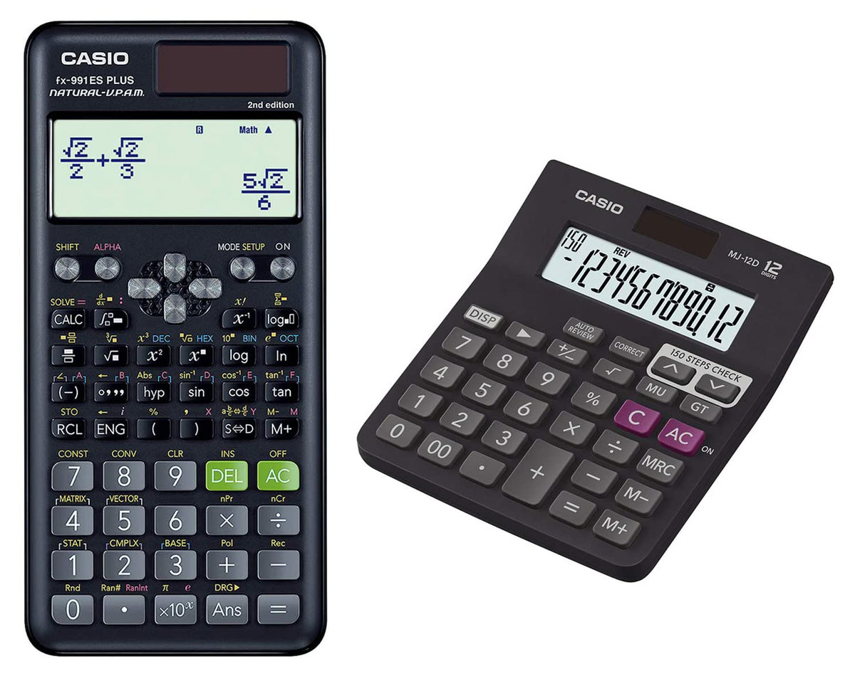 Casio Scientific Calculator & Casio Desktop Calculator | 10 Digit Mantissa + 2 Digit Exponential Display | 3 Years Warranty 150 Steps Check & Correct Feature