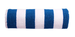 Tharunsha Elite Pure Large Size Cotton Terry Towel 1350 Gsm | For Hair Towel, Gym & Swimming Pool Towel (Navy Blue) - Set Of 3
