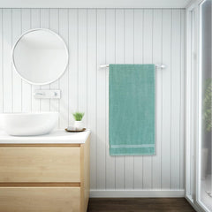 Welspun 100% Cotton Bath Towel 500 Gsm | Anti Bacterial Bright Colours High Absorbency Cotton Bath Towels (Classic Mint)