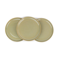 Ceramic Dinner Plates Set Of 6 Pieces, Pistachio Green | Ceramic Plates Set - Glossy Finish Plate Set | Ceramic Dinner Plates - Set Of 6 Plates For Dinner | Microwave Safe & Chip Resistant
