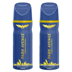 PARK AVENUE GOOD MORNING DEODORANT BODY SPRAY FOR MEN 150ML 5.0 FL.OZ. EACH PACK OF 2