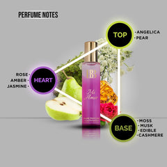 Bergamot Beaute Mi Amor Pure Parfum 30ml 1.0 Fl.oz. | 12+ Hrs Long Lasting Perfume For Women | Higher Concentration Than EDP