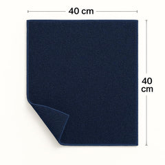 Freshshine Hand Towel 350 Gsm | Super Soft Quick Dry Microfiber Face Towel (Green, Light Blue, Dark Blue & Red) - Set Of 3